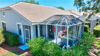 Turnkey twin villa with extended lanai overlooking the golf on Westminster Golf Club in Florida - for sale on GolfHomes.com, golf home, golf lot