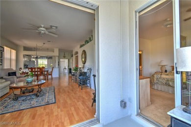 Turnkey twin villa with extended lanai overlooking the golf on Westminster Golf Club in Florida - for sale on GolfHomes.com, golf home, golf lot