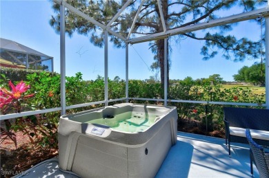 Turnkey twin villa with extended lanai overlooking the golf on Westminster Golf Club in Florida - for sale on GolfHomes.com, golf home, golf lot