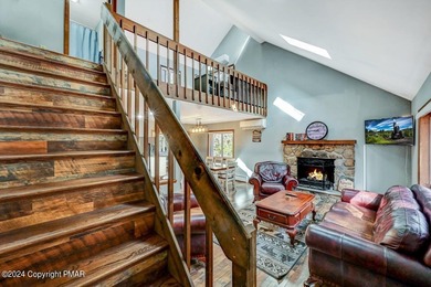 This Timber Trails three-generation family home in Lake Naomi on Lake Naomi Timber Trails Golf Club in Pennsylvania - for sale on GolfHomes.com, golf home, golf lot