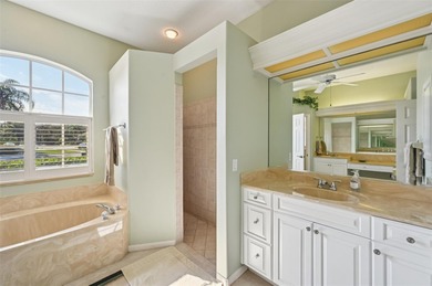 Beautiful, well-maintained three-bedroom, two-bath pool home is on The Venice Golf and Country Club in Florida - for sale on GolfHomes.com, golf home, golf lot