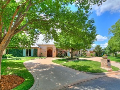 Welcome to this stately 5-bedroom, 5-bathroom custom-built home on Gaillardia Country Club in Oklahoma - for sale on GolfHomes.com, golf home, golf lot