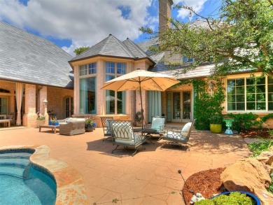 Welcome to this stately 5-bedroom, 5-bathroom custom-built home on Gaillardia Country Club in Oklahoma - for sale on GolfHomes.com, golf home, golf lot