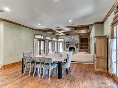 Welcome to this stately 5-bedroom, 5-bathroom custom-built home on Gaillardia Country Club in Oklahoma - for sale on GolfHomes.com, golf home, golf lot