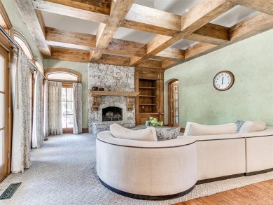 Welcome to this stately 5-bedroom, 5-bathroom custom-built home on Gaillardia Country Club in Oklahoma - for sale on GolfHomes.com, golf home, golf lot