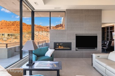 This exceptional home is a masterpiece of superior craftsmanship on Entrada at Snow Canyon in Utah - for sale on GolfHomes.com, golf home, golf lot