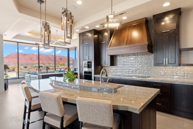 This exceptional home is a masterpiece of superior craftsmanship on Entrada at Snow Canyon in Utah - for sale on GolfHomes.com, golf home, golf lot