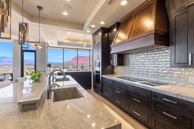 This exceptional home is a masterpiece of superior craftsmanship on Entrada at Snow Canyon in Utah - for sale on GolfHomes.com, golf home, golf lot