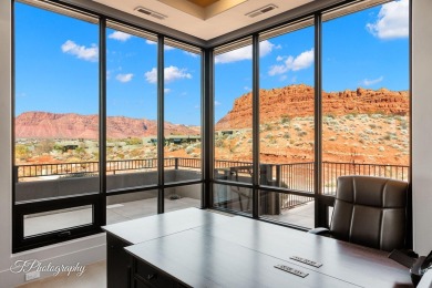 This exceptional home is a masterpiece of superior craftsmanship on Entrada at Snow Canyon in Utah - for sale on GolfHomes.com, golf home, golf lot