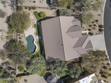Tucked in the heart of northeast Scottsdale this beautiful home on Troon North Golf Club  in Arizona - for sale on GolfHomes.com, golf home, golf lot