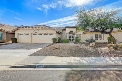 Situated on a prime golf course lot, this stunning 3-bedroom on Westbrook Village / Vista Golf Course in Arizona - for sale on GolfHomes.com, golf home, golf lot