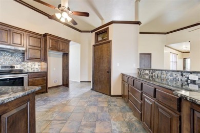 Beautiful custom dream home w/3385 sqaure feet that sits on on Cimarron National Golf Club in Oklahoma - for sale on GolfHomes.com, golf home, golf lot