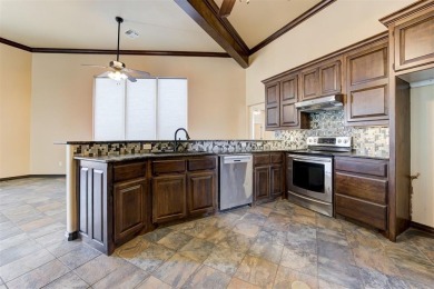 Beautiful custom dream home w/3385 sqaure feet that sits on on Cimarron National Golf Club in Oklahoma - for sale on GolfHomes.com, golf home, golf lot