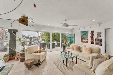WONDERFUL FLORIDA STYLE COUNTRY CLUB SHORES canal FRONT home and on Links on Longboat Golf Club in Florida - for sale on GolfHomes.com, golf home, golf lot