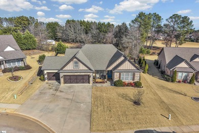 Built in 2019, this beautifully maintained craftsman-style home on Woodfin Ridge Golf Club in South Carolina - for sale on GolfHomes.com, golf home, golf lot