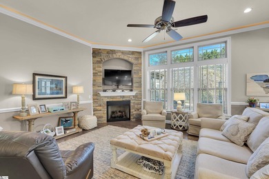 Built in 2019, this beautifully maintained craftsman-style home on Woodfin Ridge Golf Club in South Carolina - for sale on GolfHomes.com, golf home, golf lot