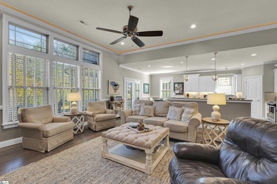Built in 2019, this beautifully maintained craftsman-style home on Woodfin Ridge Golf Club in South Carolina - for sale on GolfHomes.com, golf home, golf lot