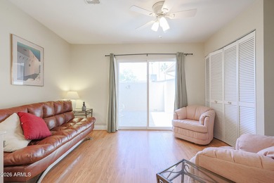 Light Bright furnished PUD in great location. Walking distance on Stardust Golf Course in Arizona - for sale on GolfHomes.com, golf home, golf lot