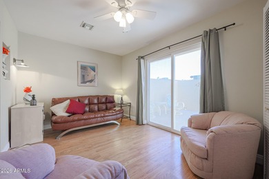 Light Bright furnished PUD in great location. Walking distance on Stardust Golf Course in Arizona - for sale on GolfHomes.com, golf home, golf lot