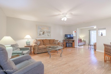 Light Bright furnished PUD in great location. Walking distance on Stardust Golf Course in Arizona - for sale on GolfHomes.com, golf home, golf lot