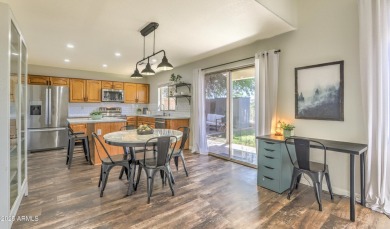 Golf Course Views = Slice of Paradise! This trendy 3-bedroom, 2 on Western Skies Golf Club in Arizona - for sale on GolfHomes.com, golf home, golf lot