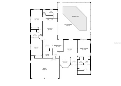 Stunning Golf Course Pool Home with 3 Bedrooms, 3 Bathrooms on Timber Pines Golf Course in Florida - for sale on GolfHomes.com, golf home, golf lot