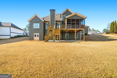 Welcome to this stunning Craftsman-style home nestled in the on The Frog Golf Club in Georgia - for sale on GolfHomes.com, golf home, golf lot