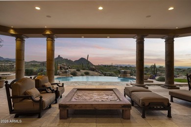 Unrivaled Views, Timeless Elegance in Talus at Troon North A on Troon North Golf Club  in Arizona - for sale on GolfHomes.com, golf home, golf lot