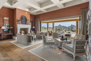 Unrivaled Views, Timeless Elegance in Talus at Troon North A on Troon North Golf Club  in Arizona - for sale on GolfHomes.com, golf home, golf lot
