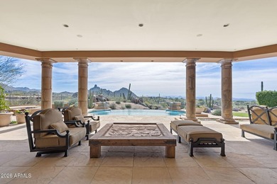 Unrivaled Views, Timeless Elegance in Talus at Troon North A on Troon North Golf Club  in Arizona - for sale on GolfHomes.com, golf home, golf lot