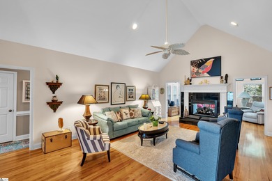 Stunning all-brick home located in the desirable Woodfin Ridge on Woodfin Ridge Golf Club in South Carolina - for sale on GolfHomes.com, golf home, golf lot