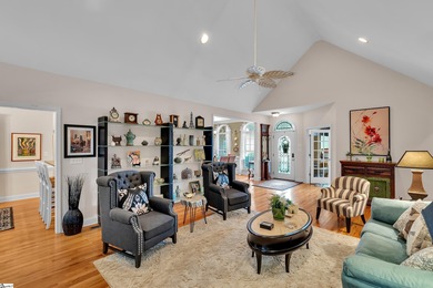 Stunning all-brick home located in the desirable Woodfin Ridge on Woodfin Ridge Golf Club in South Carolina - for sale on GolfHomes.com, golf home, golf lot