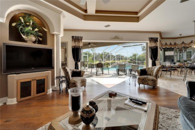 This breathtaking custom home in Lakewood Ranch, Florida, offers on The River Club in Florida - for sale on GolfHomes.com, golf home, golf lot