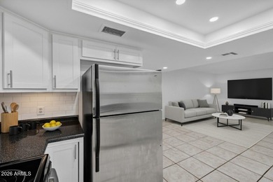 LIVE THE SCOTTSDALE LIFESTYLE in this freshly painted on Scottsdale Shadows in Arizona - for sale on GolfHomes.com, golf home, golf lot