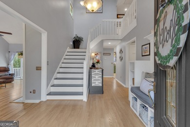 From sunsets over the fairway to your own private backyard oasis on Canongate At Flat Creek Club in Georgia - for sale on GolfHomes.com, golf home, golf lot