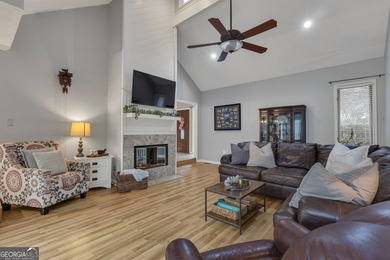 From sunsets over the fairway to your own private backyard oasis on Canongate At Flat Creek Club in Georgia - for sale on GolfHomes.com, golf home, golf lot