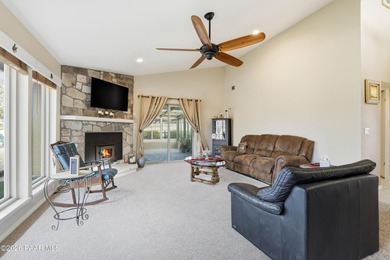 This golf course home offers sweeping, unobstructed views and a on Prescott Golf and Country Club in Arizona - for sale on GolfHomes.com, golf home, golf lot