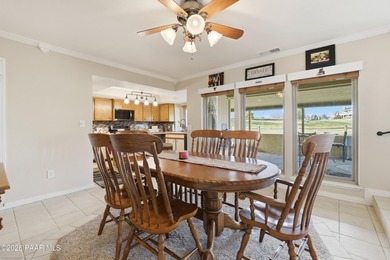 This golf course home offers sweeping, unobstructed views and a on Prescott Golf and Country Club in Arizona - for sale on GolfHomes.com, golf home, golf lot