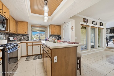 This golf course home offers sweeping, unobstructed views and a on Prescott Golf and Country Club in Arizona - for sale on GolfHomes.com, golf home, golf lot