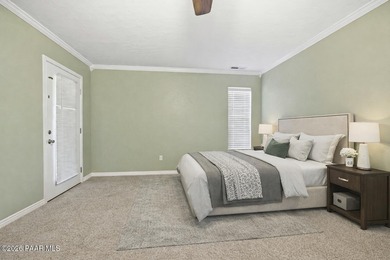 This golf course home offers sweeping, unobstructed views and a on Prescott Golf and Country Club in Arizona - for sale on GolfHomes.com, golf home, golf lot