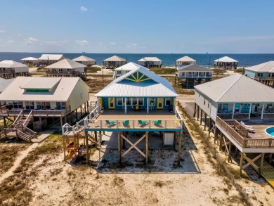 Fall in love with this gorgeous beach house situated on on Isle Dauphine Club Golf Course in Alabama - for sale on GolfHomes.com, golf home, golf lot