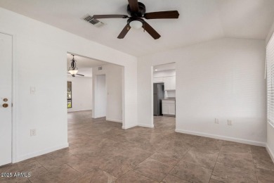 Lovely home located in popular phase 2 of Sun City. Home was on PalmBrook Country Club in Arizona - for sale on GolfHomes.com, golf home, golf lot