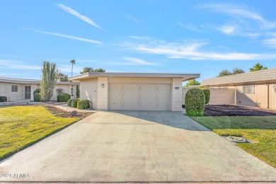 This charming 2-bedroom, 2-bathroom home spans 1,628 sqft and is on Sun City Riverview Golf Course in Arizona - for sale on GolfHomes.com, golf home, golf lot