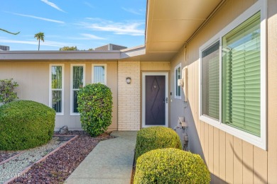 This charming 2-bedroom, 2-bathroom home spans 1,628 sqft and is on Sun City Riverview Golf Course in Arizona - for sale on GolfHomes.com, golf home, golf lot