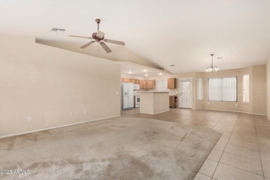 Charming Southwestern-style 3-bed, 2-bath home on a spacious on Arizona City Golf Club in Arizona - for sale on GolfHomes.com, golf home, golf lot
