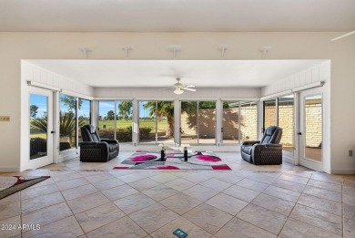 This charming 2-bedroom, 2-bathroom home spans 1,628 sqft and is on Sun City Riverview Golf Course in Arizona - for sale on GolfHomes.com, golf home, golf lot