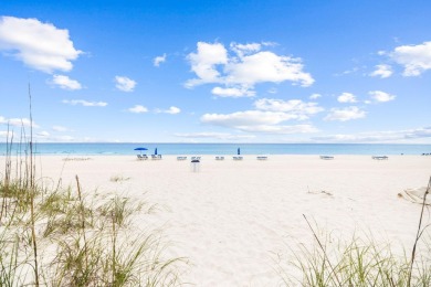 Stunning home just steps from the Gulf in Carillon Beach! This on Sharks Tooth Golf Club in Florida - for sale on GolfHomes.com, golf home, golf lot