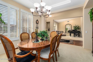 Immaculate golf course home in the prestigious 55+ Sun City on Sun City Grand Golf Couse and Club in Arizona - for sale on GolfHomes.com, golf home, golf lot