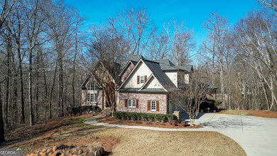 This beautiful house is nestled on 1.7 acres in the coveted on Coweta Club in Georgia - for sale on GolfHomes.com, golf home, golf lot