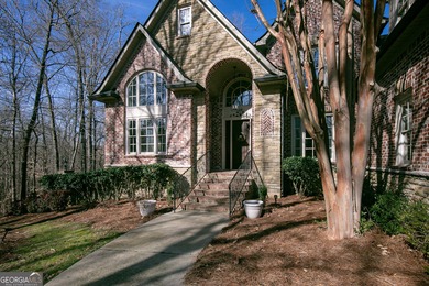 This beautiful house is nestled on 1.7 acres in the coveted on Coweta Club in Georgia - for sale on GolfHomes.com, golf home, golf lot